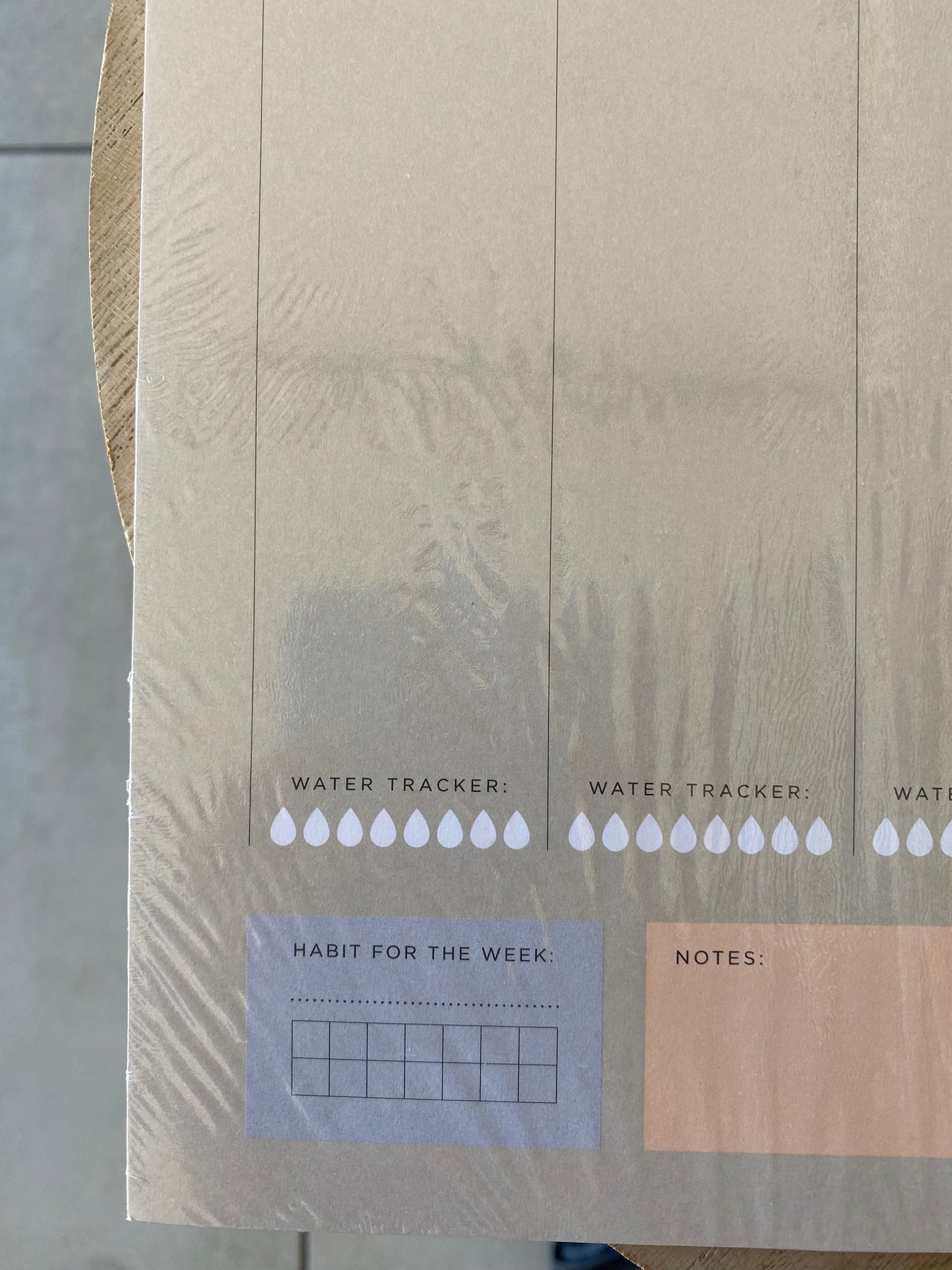 Weekly Desk Planner