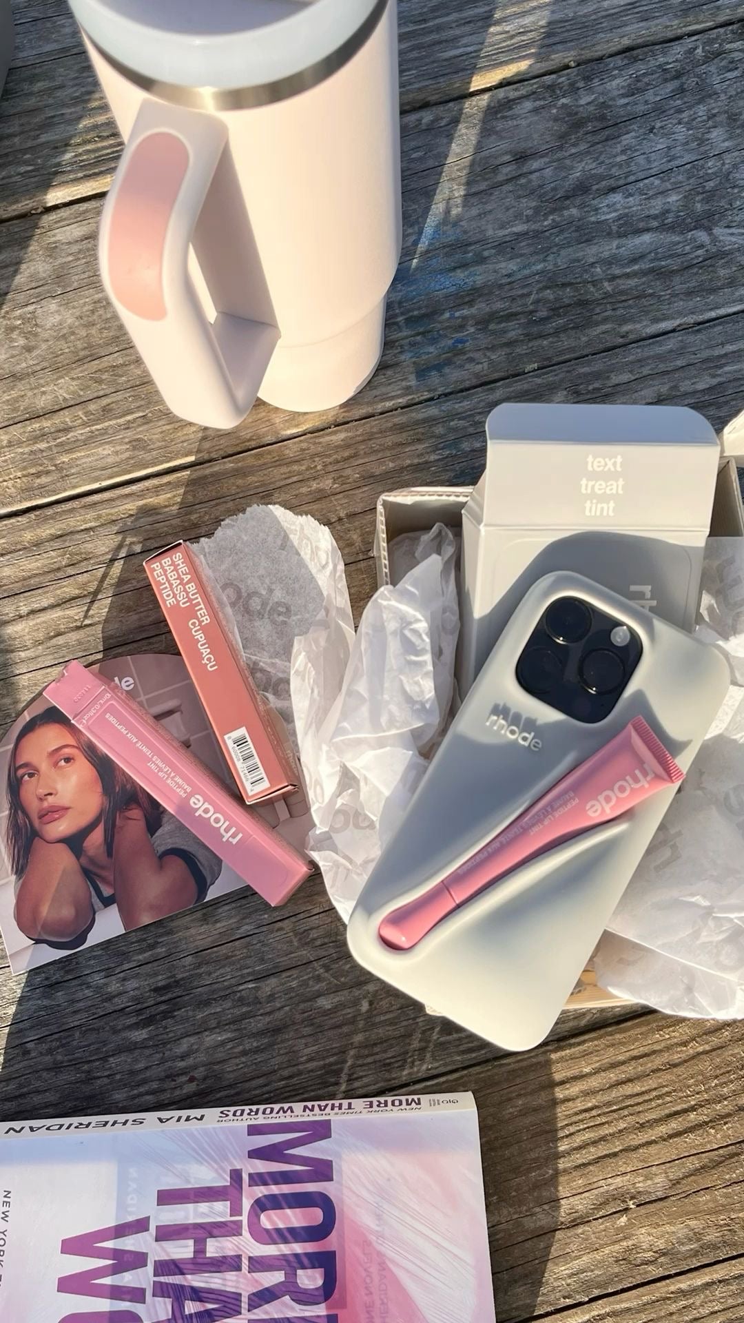 Hailey Bieber Lip Gloss Phone Case