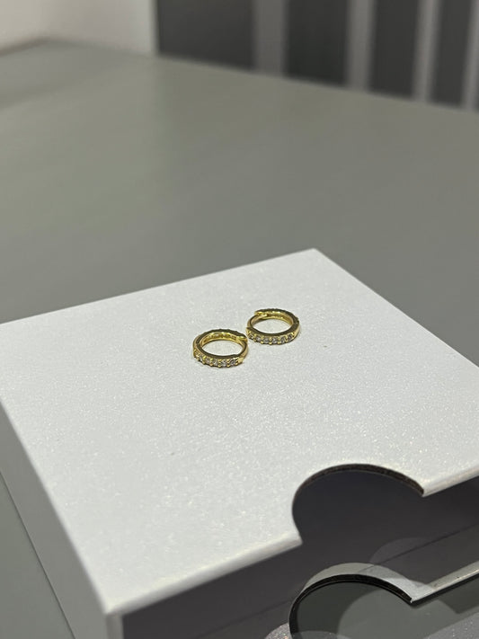Sterling Silver Huggies (Gold Plated)