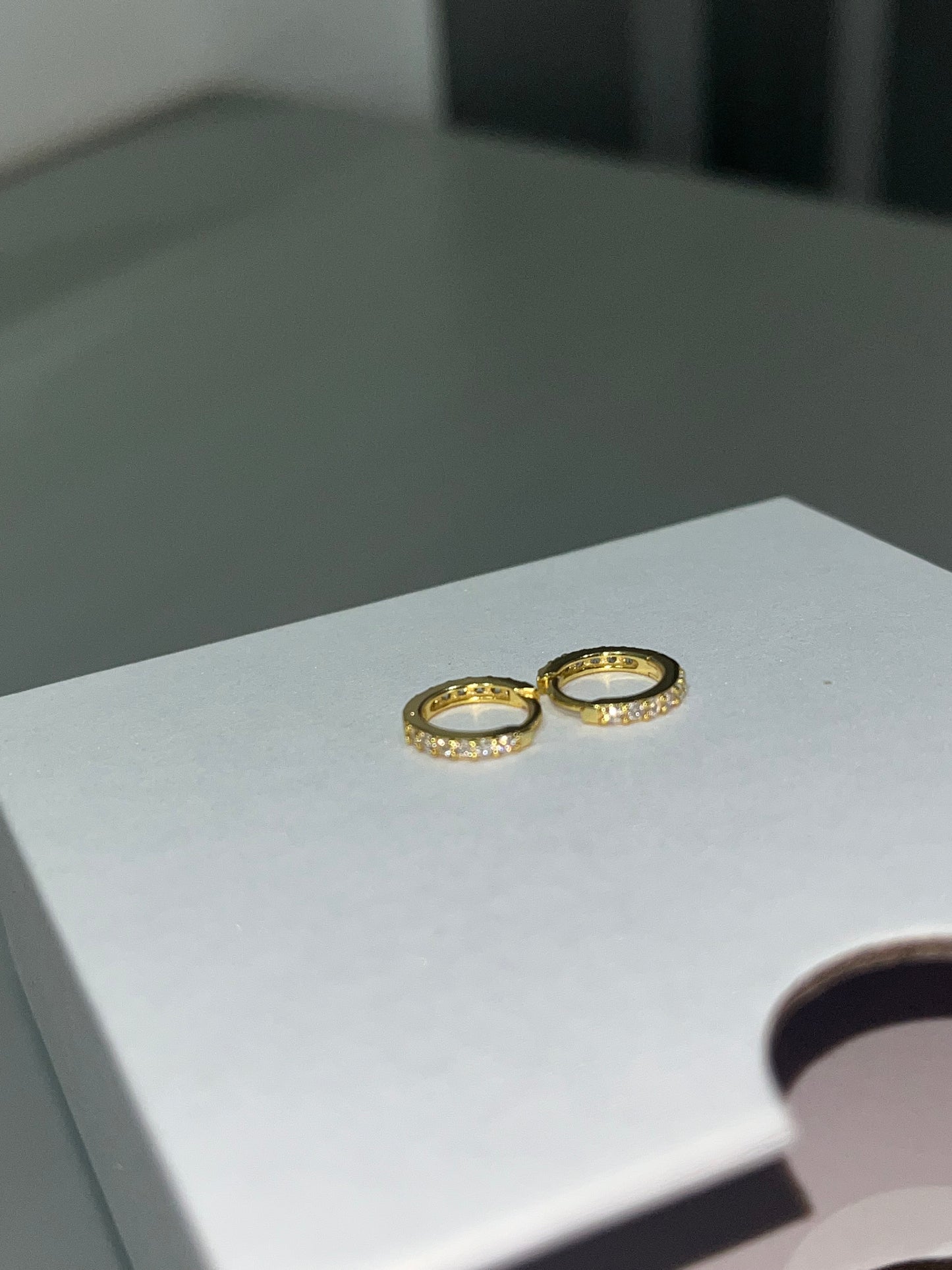 Sterling Silver Huggies (Gold Plated)