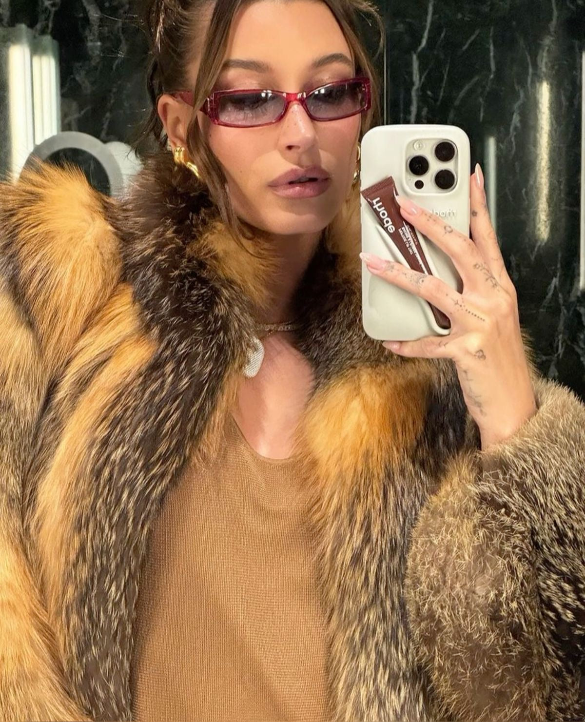 Hailey Bieber Lip Gloss Phone Case