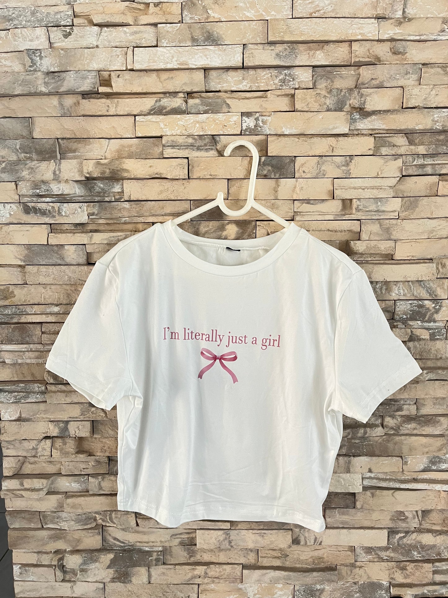 I’m Literally Just A Girl Crop Tee