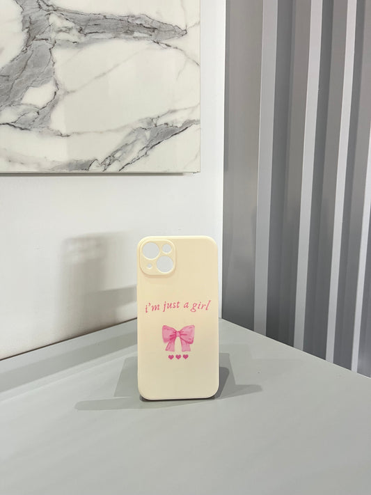 I’m Just A Girl iPhone case